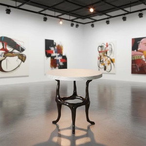 Tavolino da Caffè Moderno Minimalista in Legno Massello Organico per Angolo Lettura in Libreria Vintage e Sala Prova di Marca di Design - Product Image 4