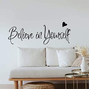 Calcomanías de <span class=keywords><strong>Pared</strong></span> con <span class=keywords><strong>Frases</strong></span> Inspiradoras, Citas Positivas, Palabras Motivadoras, Fáciles de Pegar y Despegar - Product Image 3