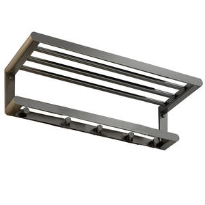 Juego de <span class=keywords><strong>Accesorios</strong></span> para <span class=keywords><strong>Baño</strong></span> en Gris Metálico, Incluye Toallero, Ideal para Hogar y Hotel - Product Image 4