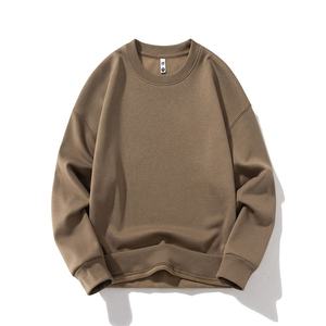 Sweatshirts simples vêtements pour hommes sweat à capuche personnalisé surdimensionné doublé polaire noir unisexe personnalisé 620gsm sweats à capuche lourds - Product Image 6