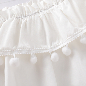 Conjuntos de Ropa de 3 Piezas para Bebés Recién Nacidos, Blusa Holgada de Manga Larga con Estampado de Rayas, Pantalones, Ropa de Verano para Niñas, 100% Algodón - Product Image 4