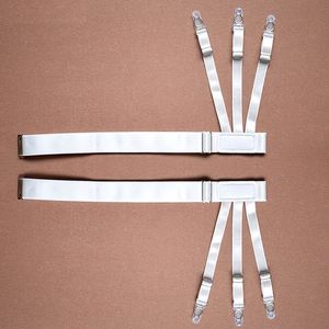 2 Pièces Bretelles de <span class=keywords><strong>Chemise</strong></span> K2030 avec Pinces Antidérapantes, Élastiques <span class=keywords><strong>pour</strong></span> Cuisses, <span class=keywords><strong>pour</strong></span> Hommes, Fixateurs de <span class=keywords><strong>Chemise</strong></span> - Product Image 5