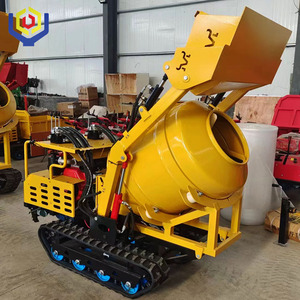 Nhỏ 400L Crawler Giao thông vận tải xe trộn bê tông theo dõi Dumper xi măng <span class=keywords><strong>Mixer</strong></span> để bán - Product Image 4