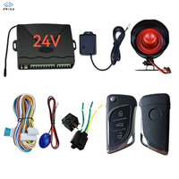 Ventes chaudes, système de sécurité antivol universel 24V pour camion, voiture, automobile, système de protection, télécommande, serrure de porte, véhicule