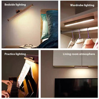 Luminaire Magnétique Sans Fil à Deux Niveaux Dimmable Touch Control Vanity Lamp Led Rechargeable Night Light pour Cabinet Living Bedroom