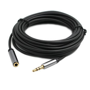 3.5mm <span class=keywords><strong>Stereo</strong></span> 3 kutuplu erkek kadın araba ses kablosu konnektör adaptörü için hoparlör mikrofon ses Video kabloları - Product Image 1