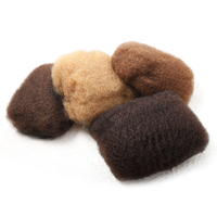 Cheveux humains bohèmes sans nœuds boîte tresse brésilienne Remy Afro crépus en vrac cheveux humains pour le tressage Dreadlock cheveux Boho tresses