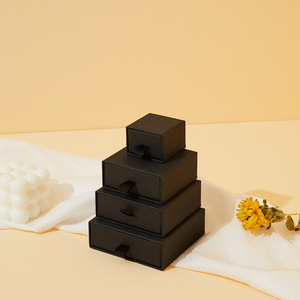 Caja Rectangular de Lujo con Forro de Esponja para Exhibición de Joyas, Caja de Regalo en Relieve, Joyero Estilo Cajón, ODM/OEM - Product Image 6