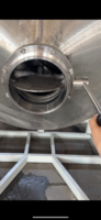 Mélangeur à tambour rotatif en acier inoxydable pour épices et grains de paradis, machine de mélange uniforme