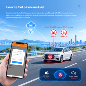 GPS-<span class=keywords><strong>Tracker</strong></span> für Auto 4G 2G IP67 Wasserdichter Fahrzeugtracker Ferngesteuerte Kraftstoffabschaltung Fahrverhaltenanalyse - Product Image 5