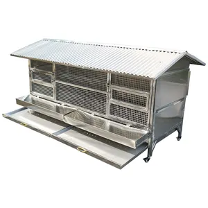 Jaula de pollo de malla de alambre Flying Pen Fighting Rooster Cage para Gamefowl