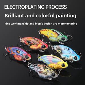 Señuelo artificial de aleación de zinc con estampado de mariposa biónica, 8g/14g, de lanzamiento largo, hundimiento rápido, para lubina de <span class=keywords><strong>boca</strong></span> <span class=keywords><strong>grande</strong></span>. - Product Image 2