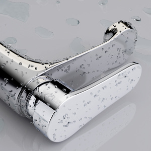 Grifo Mezclador de Baño Cromado Moderno de Latón para Lavabo, Agua Fría y Caliente, Montado en Cubierta, Modelo TZZJ-B-038 - Product Image 5