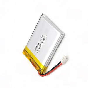 3.7 वी 1600 माह 704050 रिचार्जेबल लिपो बैटरी लिथियम पॉलिमर बैटरी पैक 074050 - Product Image 2