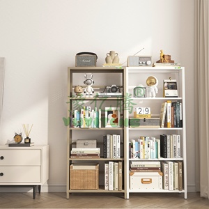 Estante de libros Sala de lectura de doble cara Estante de librería Muebles de biblioteca Estantería de biblioteca de metal - Product Image 4