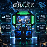 Machine de jeu d'arcade de tir à monnayeur de 55 pouces, jeu de tir commercial Ghost Shooting pour centre de divertissement intérieur