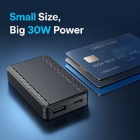 Chargeur rapide pliable 30W GaN USB-C PD3.0 avec protection OTP, adaptateur mural portable écologique pour I15 Plus Pro Max