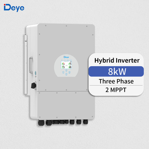 อินเวอร์เตอร์พลังงานแสงอาทิตย์แบบไฮบริดสามเฟส Deye 8KW <span class=keywords><strong>2</strong></span> MPPT แรงดันต่ำ รองรับระบบออนกริดและออฟกริด มาตรฐาน IP65 สำหรับใช้ในบ้าน รองรับแรงดันไฟฟ้าแบบ EU - Product Image 2