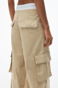 Pantaloni Casual Hip Hop da <span class=keywords><strong>donna</strong></span> di alta qualità traspirante a metà vita estiva vestibilità ampia in <span class=keywords><strong>lino</strong></span> <span class=keywords><strong>Beige</strong></span> - Product Image 6