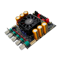 WUZERVON SUB1200Q Qualcomm QCC3034 + ES9023 Extension de caisson de basses Carte amplificateur numérique 600W * 2 Interface d'extension de carte karaoké