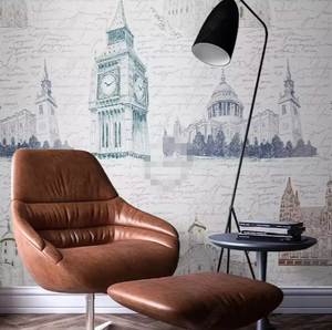 Peintures murales d'architecture d'église de style <span class=keywords><strong>baroque</strong></span> européen Conception de <span class=keywords><strong>papier</strong></span> <span class=keywords><strong>peint</strong></span> sans couture - Product Image 2
