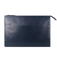 Vente en gros de pochettes pour ordinateur portable en cuir véritable de luxe avec fermeture éclair, design personnalisé avec logo Mount Yanzhi, pour MacBook Air Pro 13 pouces M2 M1