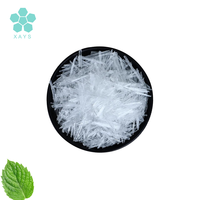 Meilleur prix de cristaux de L-menthol d'extrait de feuille de menthe naturelle de qualité alimentaire