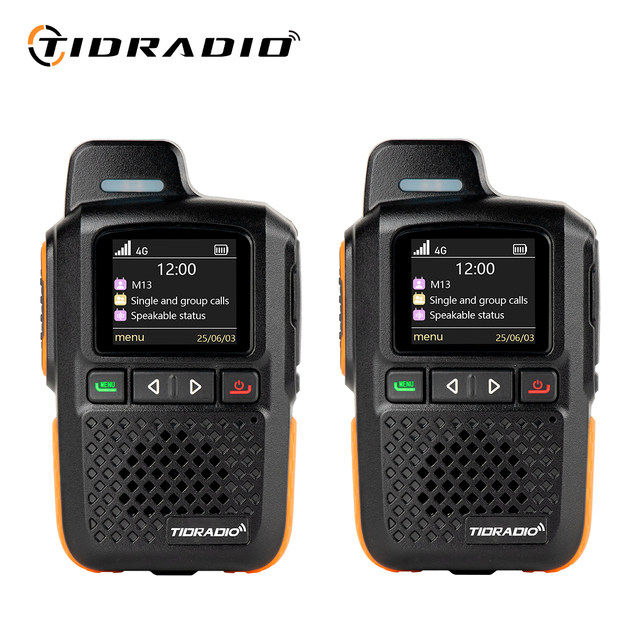 TID TD-M13 CAT1 4G POC PTT Radio Wide Limitless Range Communication HIgh Quality Portable Handheld SIM Card Walkie Talkie