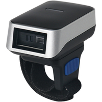 Escáner de Código de Barras Inalámbrico Xkancode BT 2.4GHz, Escáner de Código de Barras 1D CCD Portátil Tipo Anillo, Mini Escáner Inalámbrico