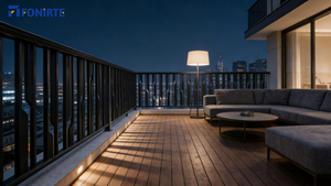 Valla de Seguridad para Balcón, Escaleras, Decorativa para Jardín, Valla Metálica de Privacidad para Exteriores, Moderna de Aleación de Aluminio - Product Image 5