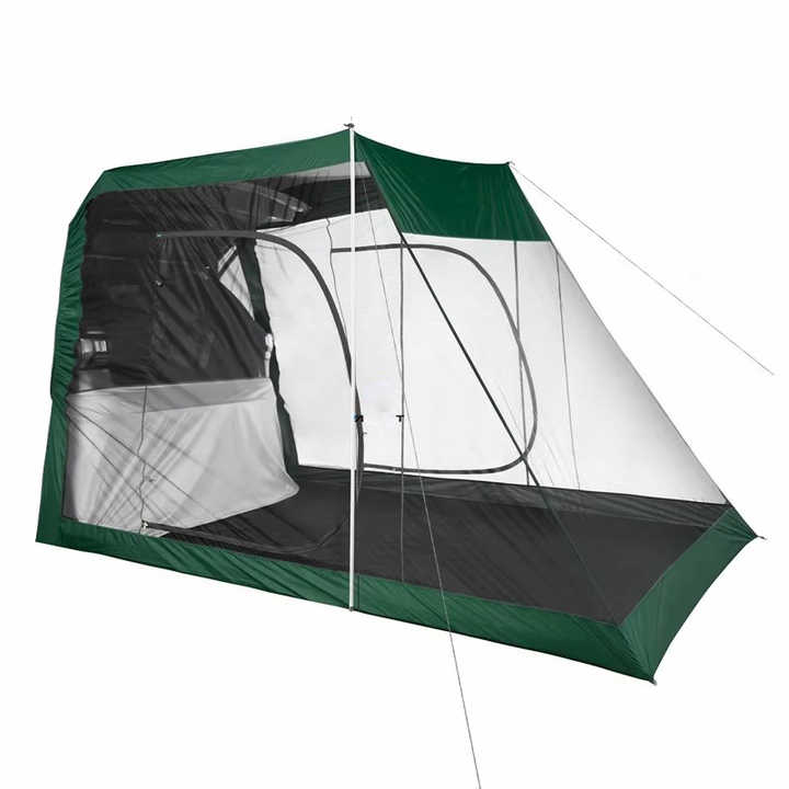 Slapen in je auto met een pop-up tent. | Wereldreizigersclub