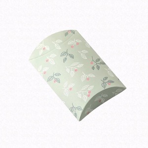 Custom Recycled <b>Brown</b> Kraft Paper Gift Packaging Pillow Shape <b>Box</b> - Product Image 2