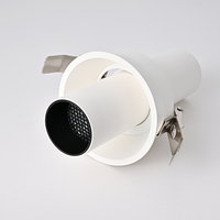 LUMIERA Commercial 25/35W LED Spots encastrés intérieurs à tube long, projecteur de suivi, downlight COB pour maison et bureau, CRI