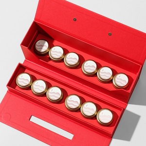 Tùy Chỉnh Bán Buôn Rỗng Đặc Biệt Giấy Hộp Quà Tặng Với 12 Lon Nhỏ Sang Trọng Cứng Nhắc Xử Lý Hộp Cho Trà Bao Bì - Product Image 4