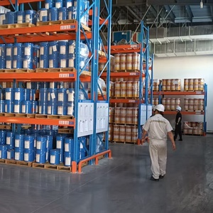 מדפי אחסון עמידים וחזקים בצורת דמעה לאחסון חומרי גלם תעשייתיים וכימיים שונים במחסן - Product Image 3
