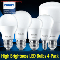 Bombilla LED de Plástico A60, AC/DC 12V-48V, 10W/12W, Luz Blanca Cálida/Diurna, Base E27/B22, para Decoración del Hogar y Oficina