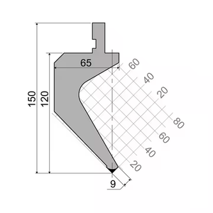 Cnc Hydraulische Mallen Pers Rem Matrijs Gereedschap Bodemprijs Hot Sale Buig Ponsen Dies Multi-V Bodem Mal - Product Image 2