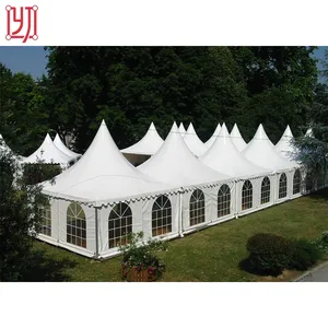 3X3 4X4 5X5 6X6 7X7 8X8 9X9 10X10 Bahan Pvc Pagoda Tenda untuk Acara Pesta Pernikahan