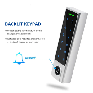 Cerradura de Puerta Inteligente con <span class=keywords><strong>Control</strong></span> de Acceso por Teclado y Tarjeta RFID de Proximidad a Prueba de Agua, Sistema de <span class=keywords><strong>Control</strong></span> de Acceso con Aplicación TTLock - Product Image 5