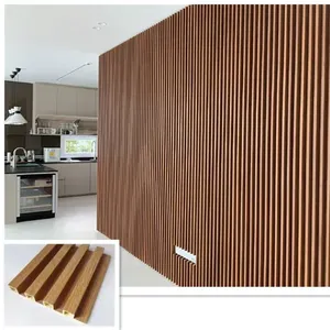 Hiện đại 3D dập nổi WPC Panel tường chống thấm nước chống cháy cho khách sạn bệnh viện ngoài trời nhà trang trí nhà bếp phòng khách - Product Image 4