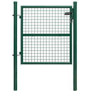 中国在线供应商销售经济型花园门住宅金属门栅栏设计环保现代门套件 - Product Image 4