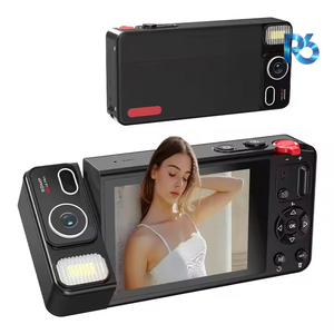 Appareil photo numérique pour la photographie et le vlogging, écran rotatif à 270°, 4K, 64MP, autofocus, flash, zoom 16x, point et shoot, corps en aluminium, détection de sourire - Product Image 2