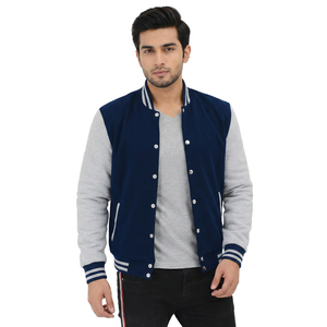 Veste universitaire pour homme, style baseball, avec lettrage, boutonnée, look élégant, pour l'extérieur, meilleure vente en gros - Product Image 1