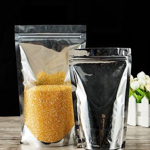 Tùy chỉnh nắp kéo đứng lên túi nhôm lá doypack dây kéo zip khóa Mylar kẹo đồ ăn nhẹ lưu trữ nhựa gói thực phẩm Túi - Product Image 2