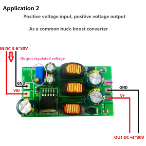 Module d'alimentation audio 5-30V, modules amplificateurs de puissance et pilotes de puissance <span class=keywords><strong>Boost</strong></span>-Buck pour tensions de sortie ±5V, 6V, 9V, 10V, 12V, 15V, 24V - Product Image 2