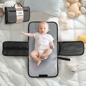 Vente directe <span class=keywords><strong>d</strong></span>'usine, tapis à langer multifonctionnel en polyester imperméable EVA, sac à langer, tapis à langer de voyage pour bébé - Product Image 3