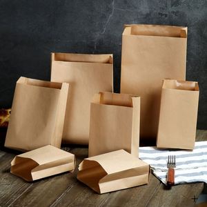 Sac en papier kraft enduit, résistant à l'huile, pour emballage de gâteaux, toasts et pains, idéal pour la restauration rapide et les plats à emporter – Vente en gros, prix bas, personnalisable - Product Image 2