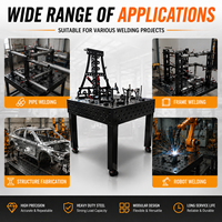 Nouveau kit de fixation de table de soudage modulaire 3D haute précision, construction en acier nitrué, aucune électricité requise pour l'assemblage de soudage