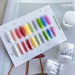 NEW Transparent <b>Crystal</b> Powder <b>Coating</b> High-Smooth Powder Nail Art Decorative High-Clear Pigment - Product Image 2