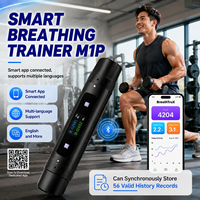 Entraîneur respiratoire intelligent avec application et écran numérique : Exercice pulmonaire à double canal pour l'entraînement de la résistance à l'inhalation et à l'expiration